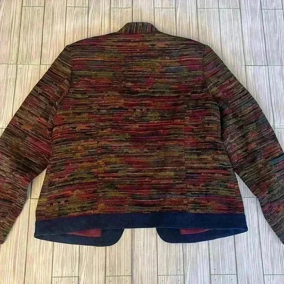 Coldwater Creek Denim Tapestry Jacket - Picture 4 of 4